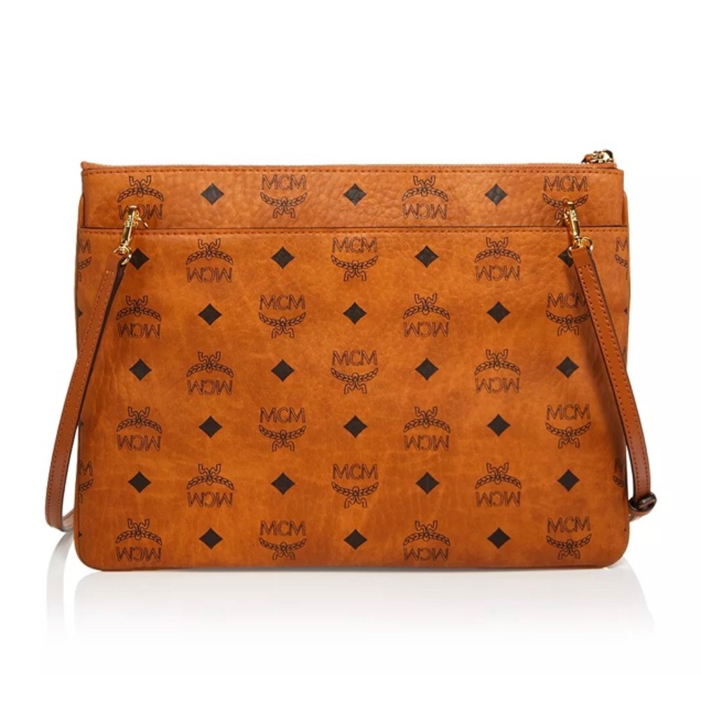 Brand New MCM Visetos Pouch Crossbody. Same Day Shipping! Receipt available!